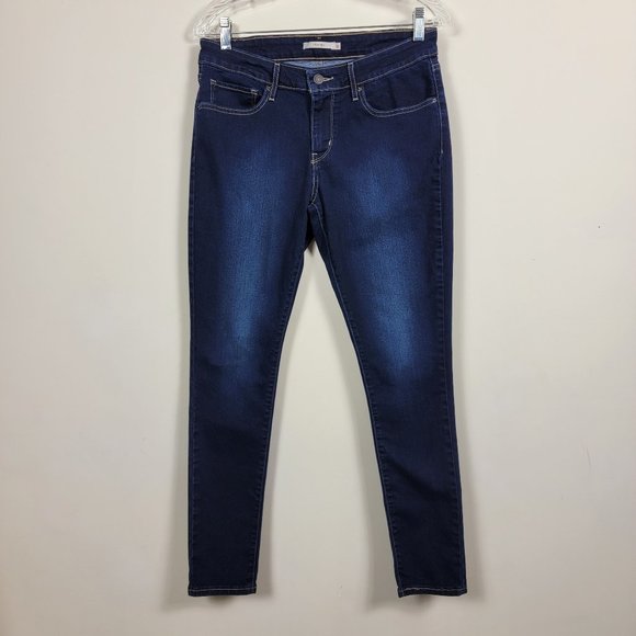 Levi's 711 Skinny Jeans Dark Wash Size 31 - Picture 1 of 14